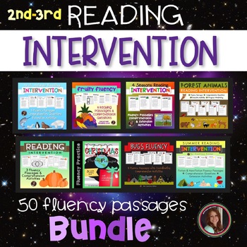 Preview of Reading Intervention Bundle (Fluency & Comprehension) Grades 2-3