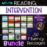 Reading Fluency & Comprehension Intervention Bundle Grades 6 & 7
