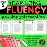 Reading Intervention Fluency Passages & Comprehension 5th 