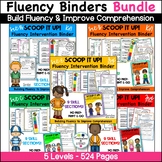 Reading Intervention Fluency Phrases & Passages Binder Bun