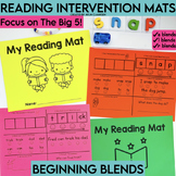 Reading Intervention Mats- Beginning Blends | Small Group 