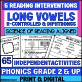 Reading Intervention | Phonics Activities| Decoding Activities|RTI Interventions