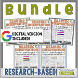Reading Intervention Program - Bundle all sets in Level E-