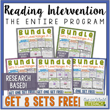 Preview of Reading Intervention Program - Complete Bundle - Digital & Print