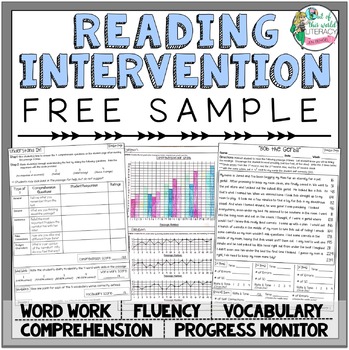 Preview of Reading Intervention Program: FREE SAMPLE