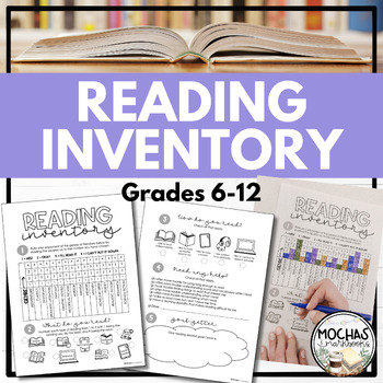 Preview of Reading Inventory - Back to School Activity, Student Data