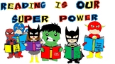 Reading Is Our Super Power Display