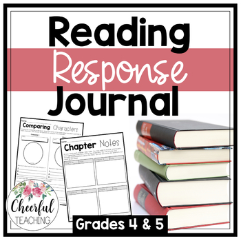 Preview of Reading Response Journal: Grades 4 & 5