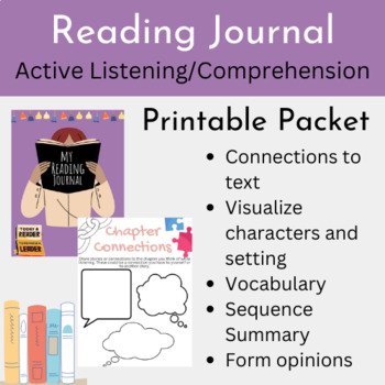 Preview of Reading Journal - Active Listening/Comprehension