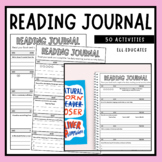 Reading Journal Log **Google Slides and booklet**