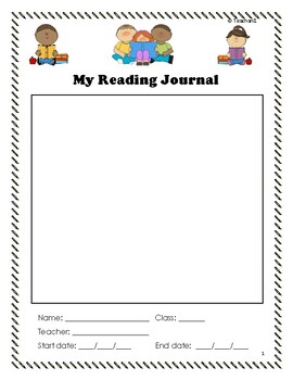 Preview of Reading Journal (Middle School)