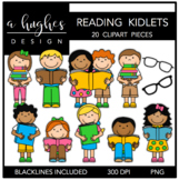 Reading Kids Clipart 
