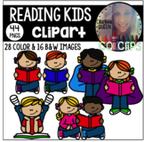 Reading Kids Clipart