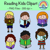 Reading Kids Clipart - Free Download