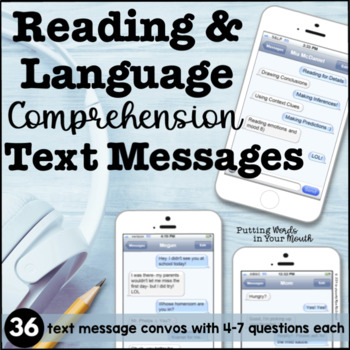 Preview of Text Messages for Inferencing & Engagement Reading + Language Comprehension