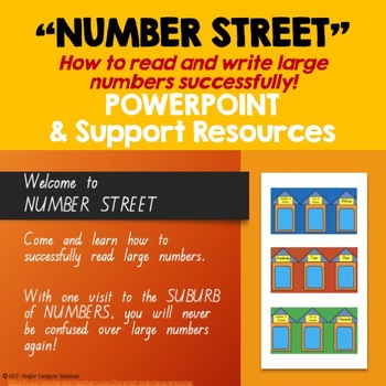 Preview of "Number Street"-  POWERPOINT & Support Resources