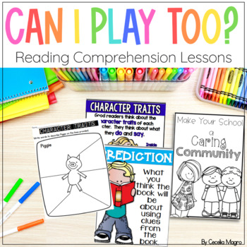 Preview of Reading Lesson Plans and Activities  Can I Play Too? Book Companion