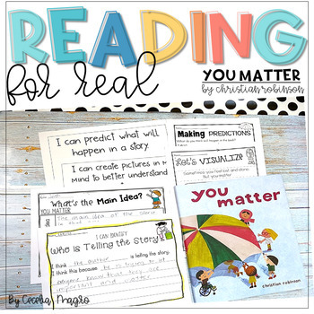 Preview of Reading Lesson Plans and Activities YOU MATTER Book Companion