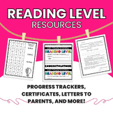 Reading Level Achievement Bundle: Certificates, Trackers, 