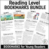 Reading Level Bookmark Guides for Parent Teacher Conferenc