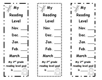 Preview of Reading Level Bookmarks *BUNDLE* {EDITABLE}