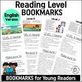 Reading Level Bookmarks Conference Guide for Leveled Books
