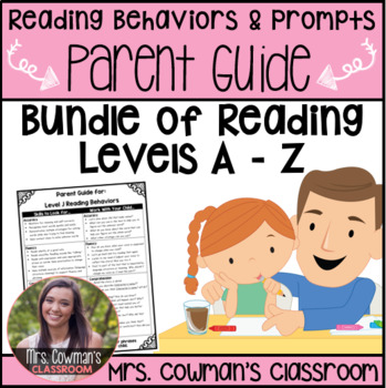 Preview of Reading Level Guide for Parents - Bundle of Levels A - Z