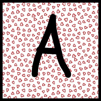 Preview of Heart Alphabet Letters