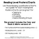 Reading Level Posters - Charts of leveled books by The Template Teacher
