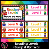 Reading Levels Bump it Up Wall Editable