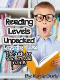 Reading Levels Unpacked: Levels L-Z
