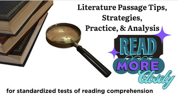 Preview of Reading Literature EOC test Prep review digital resource English 2