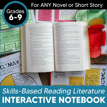 Preview of Reading Literature Interactive Notebook: Grades 6-9