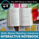 Reading Literature Interactive Notebook: Grades 6-9