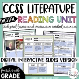 Reading Literature Unit 4th 5th and 6th DIGITAL ONLY for D