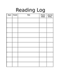 Reading Log