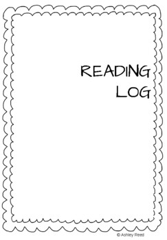Preview of Reading Log