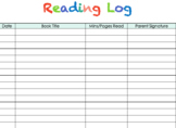 Reading Log