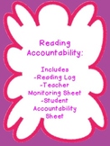 Reading Log Accountability Set