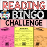 MONTHLY Reading BINGO Challenge | Monthly Reading Logs for