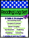 Reading Log Bundle: 13 Reading Strategies & Skills