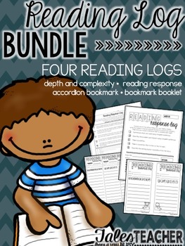 Preview of Reading Log Bundle {FOUR Reading Logs}