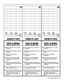 Reading Log & Comprehension Questions Bookmarks & Journal Page