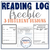 Reading Log- Elementary Students