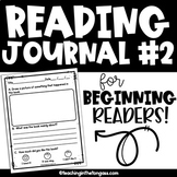 Reading Log Writing Comprehension Journal 2