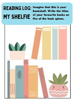 Preview of Reading Log - My Shelfie
