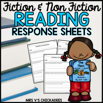 Preview of Reading Log Response Sheets for Fiction & Non-Fiction