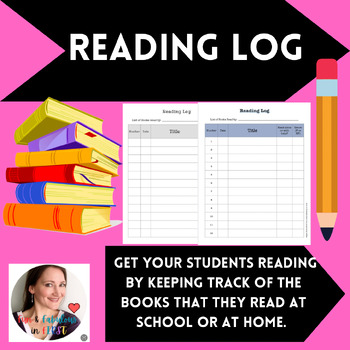 Preview of Reading Logs for Home or School