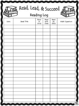 Preview of Reading Log and Certificate for Home Reading Incentive {Texas Twist Scribbles}