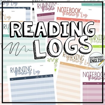 Preview of Reading Log for Independent Reading
